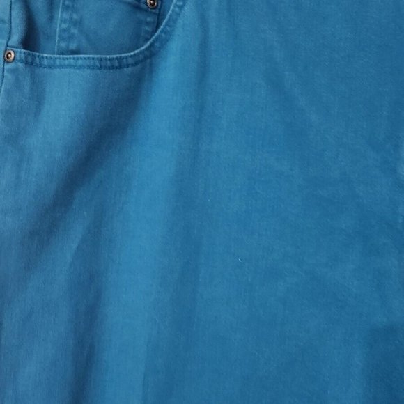 CJ Banks jeans 24W plus size  NWOT Teal - Picture 3 of 10